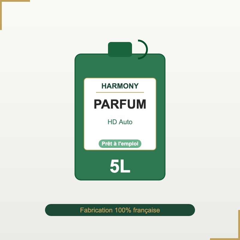 PARFUM Auto HD 5L — Parfum habitacle professionnel concentré fabriqué en France
